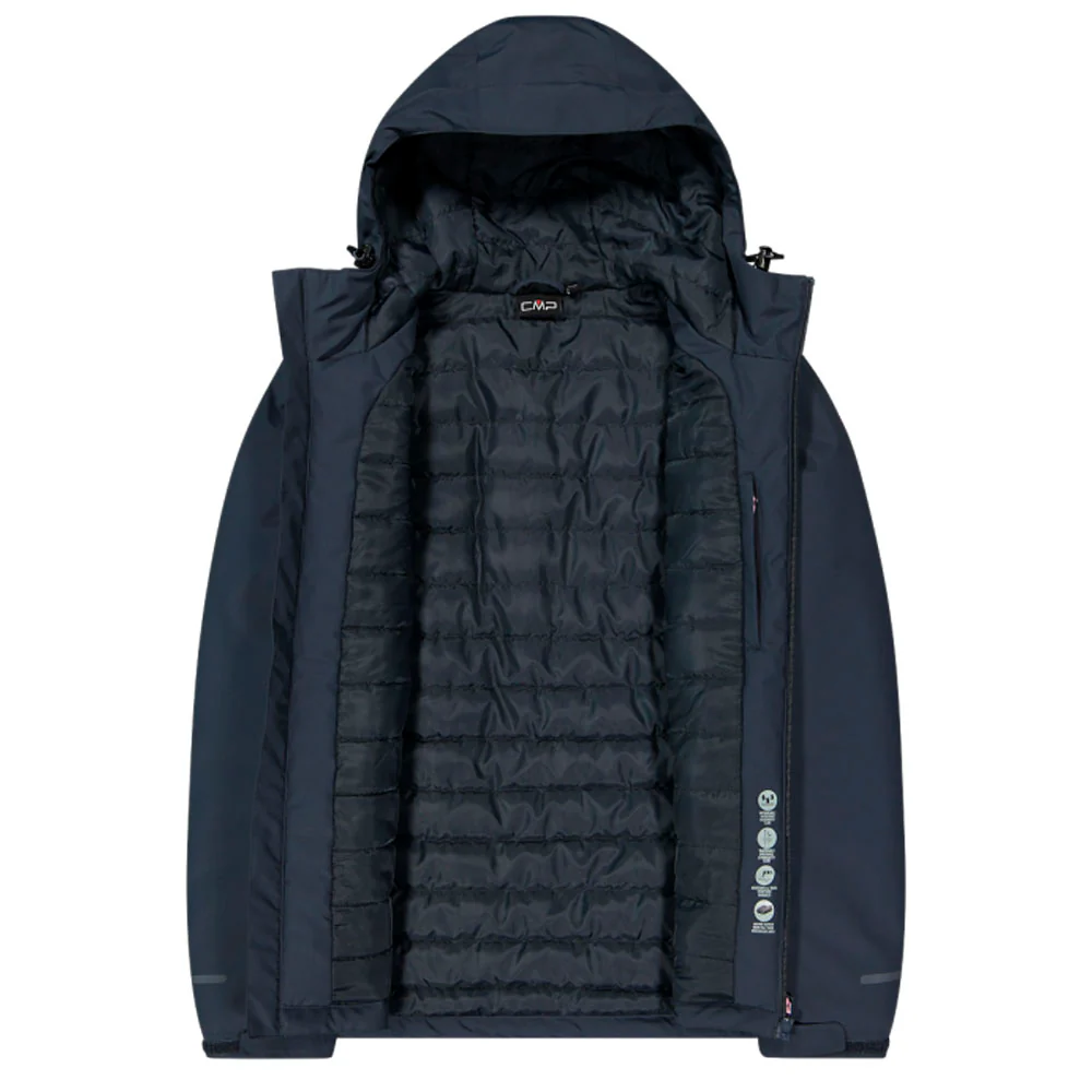 CHAQUETA IMPERMEABLE CMP MUJER - Titanio - Image 7