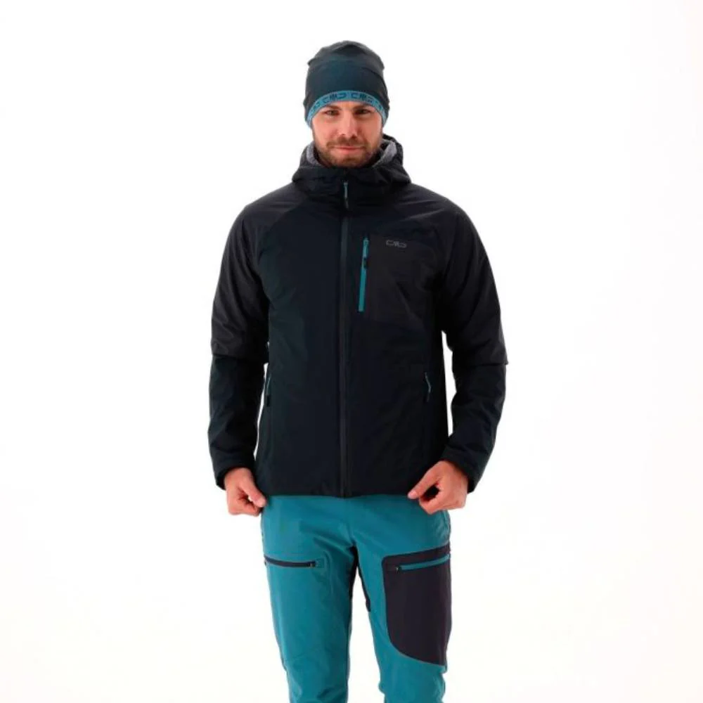 CHAQUETA IMPERMEABLE HIGHLOFT CMP - Nero / Antracite - Image 2