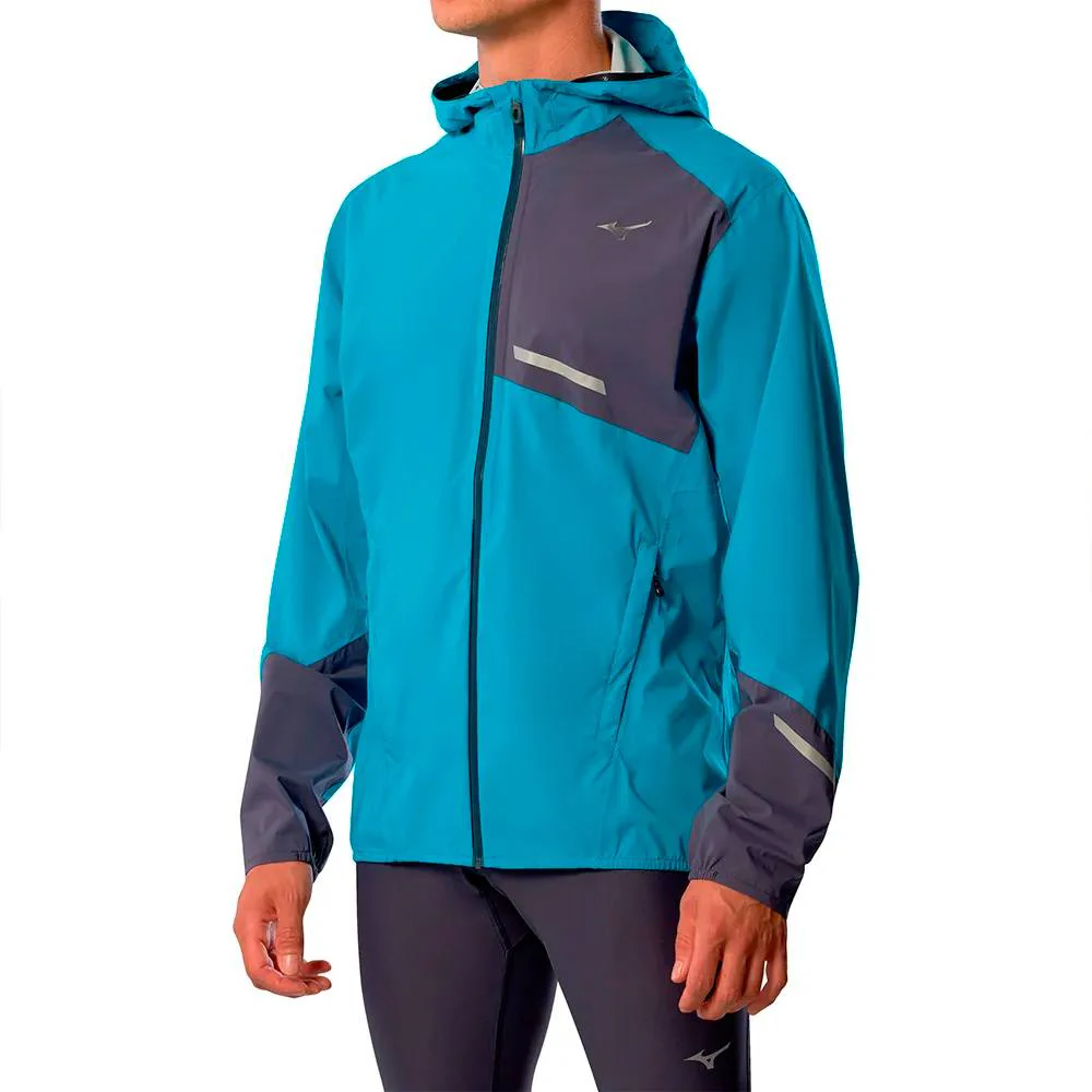 CHAQUETA IMPERMEABLE MIZUNO TRAIL WATERPROOF 20K ER - Capri Breeze - Image 2