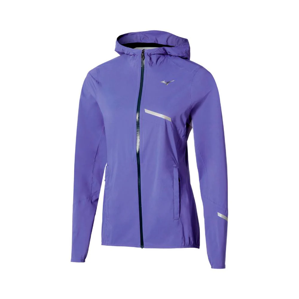 CHAQUETA IMPERMEABLE MIZUNO TRAIL WATERPROOF 20K ER MUJER - Dark Purple