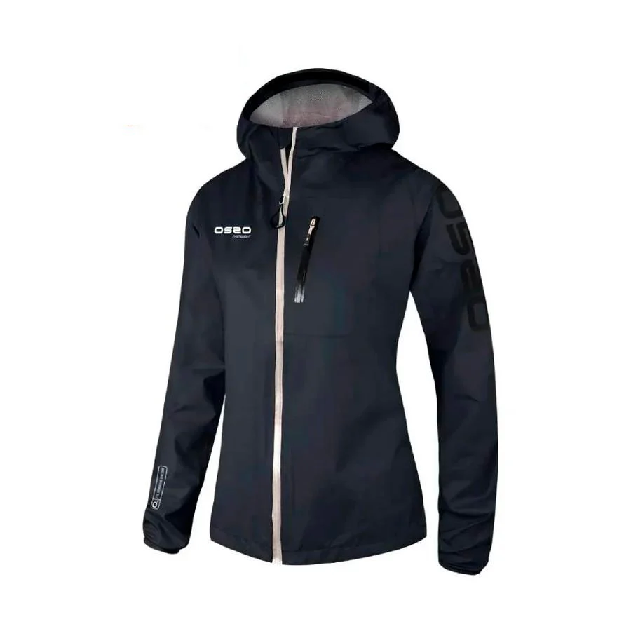 CHAQUETA IMPERMEABLE OS2O O2 WATERPROOF TRAIL PRO 30K MUJER - All Black