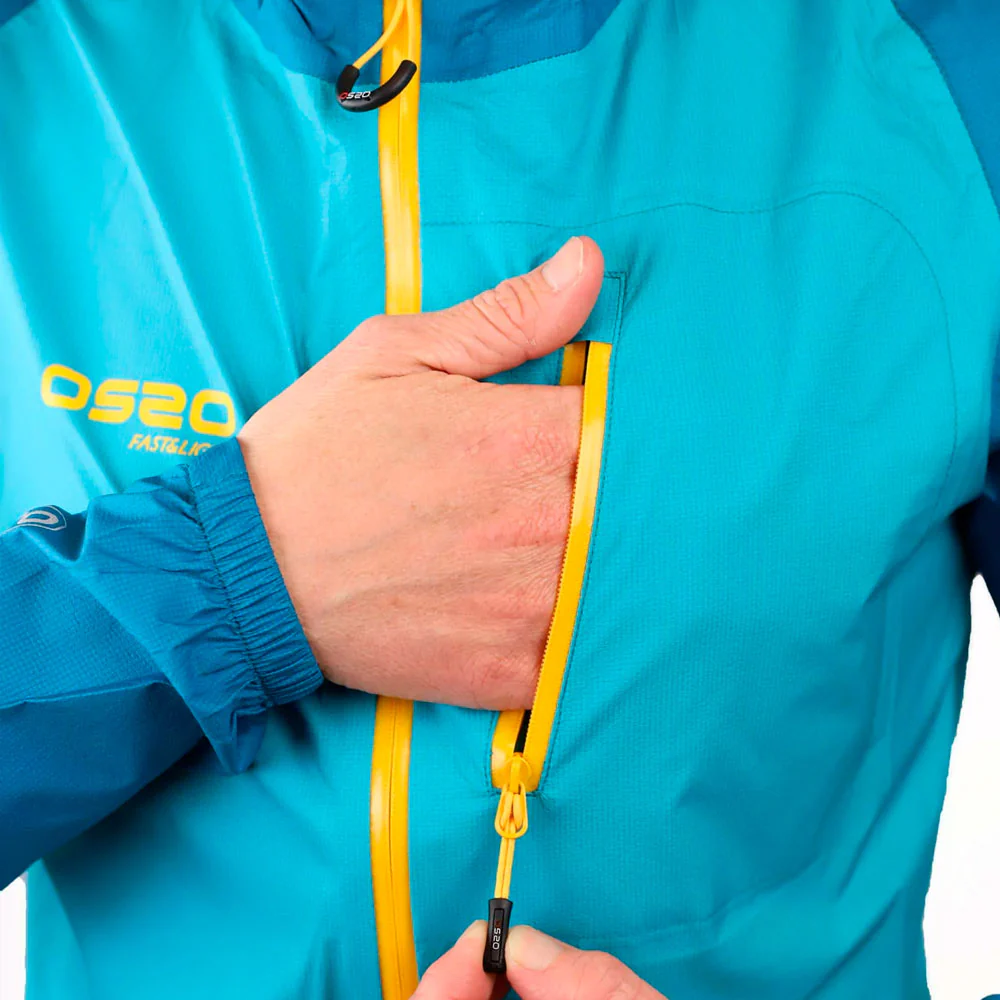 CHAQUETA IMPERMEABLE OS2O O2 WATERPROOF TRAIL PRO 30K MUJER - Ocean - Image 14