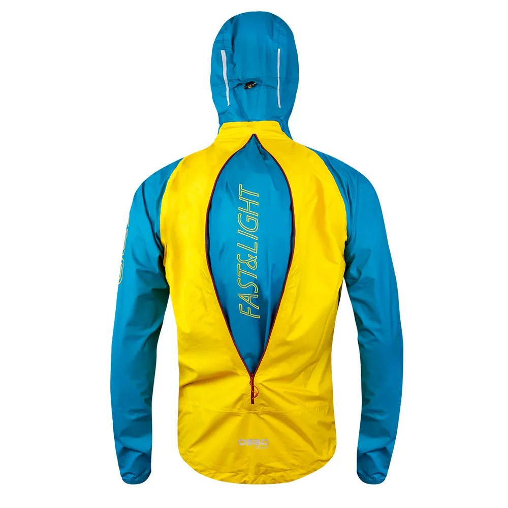 CHAQUETA IMPERMEABLE OS2O O2 WATERPROOF TRAIL SPEED ZIP 30K - Goldmedal - Image 3