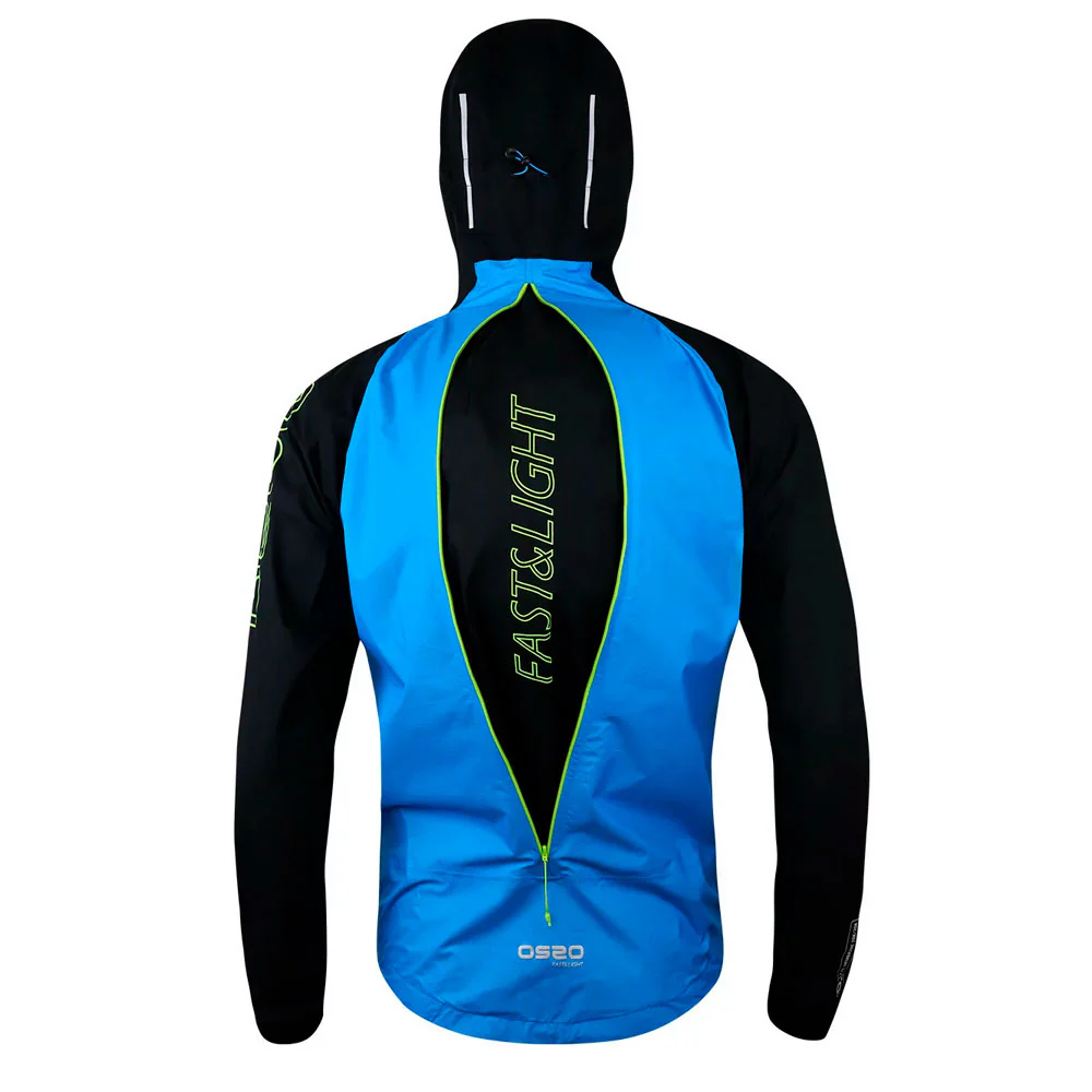 CHAQUETA IMPERMEABLE OS2O O2 WATERPROOF TRAIL SPEED ZIP 30K - Royal - Image 2