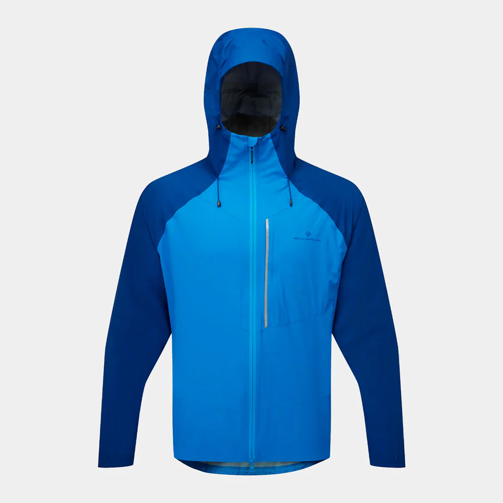 CHAQUETA IMPERMEABLE RONHILL TECH STORM - Ocean / Electric Blue
