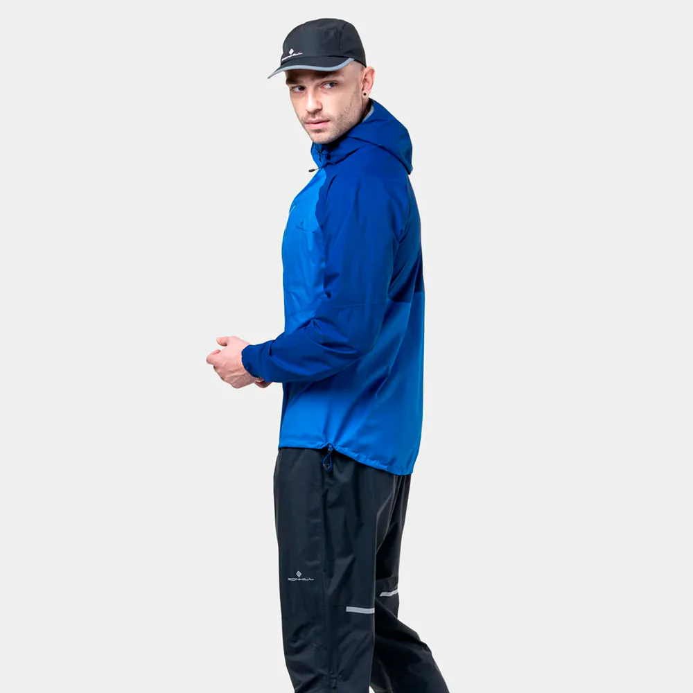 CHAQUETA IMPERMEABLE RONHILL TECH STORM - Ocean / Electric Blue - Image 4