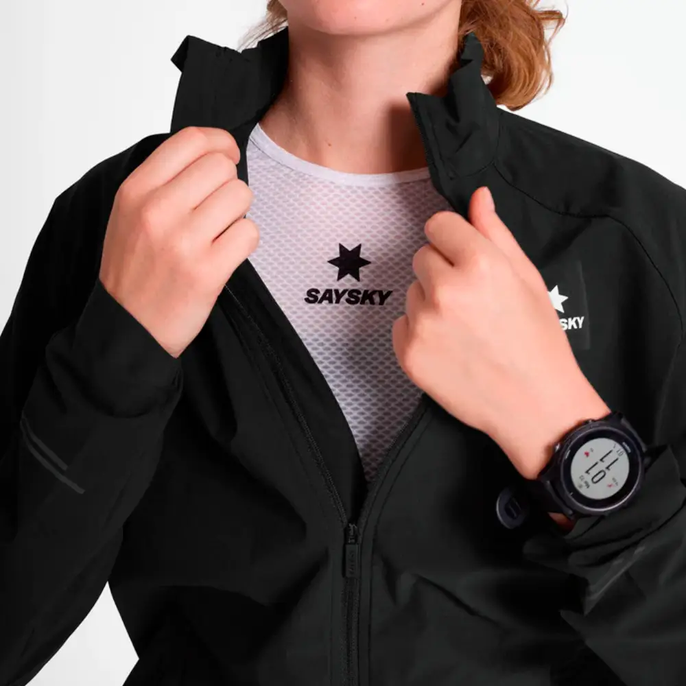 CHAQUETA IMPERMEABLE SAYSKY CLEAN PACE FLEX - Black - Image 5