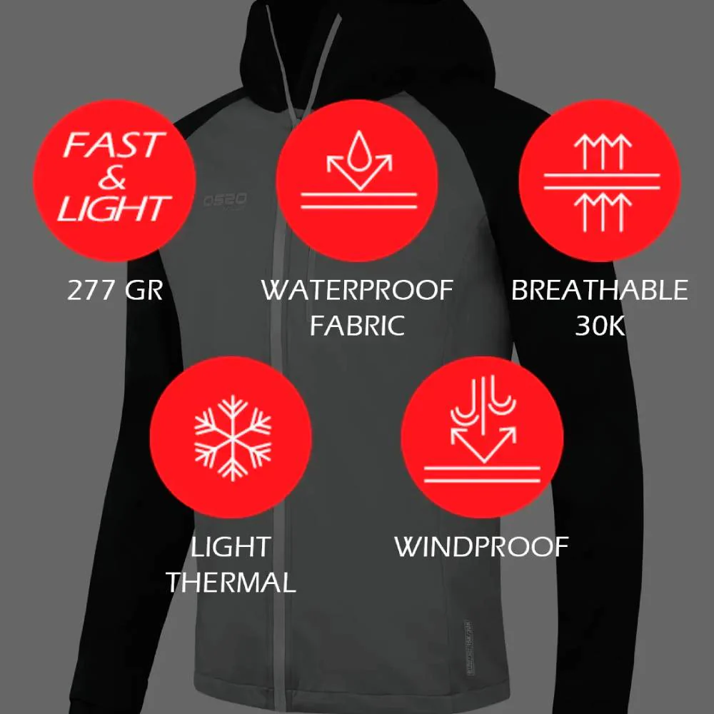 CHAQUETA OS2O EVO STRETCHSHELL PRO - All Black - Image 3