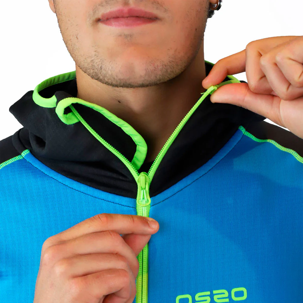 CHAQUETA OS2O POLAIR GRID - Black / Blue - Image 11