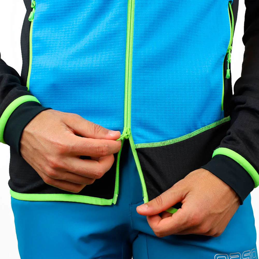CHAQUETA OS2O POLAIR GRID - Black / Blue - Image 8