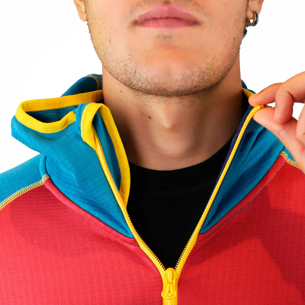 CHAQUETA OS2O POLAIR GRID - Garnet - Image 2