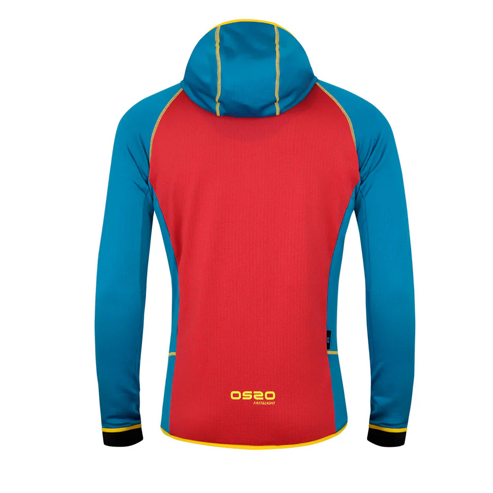 CHAQUETA OS2O POLAIR GRID - Garnet - Image 3
