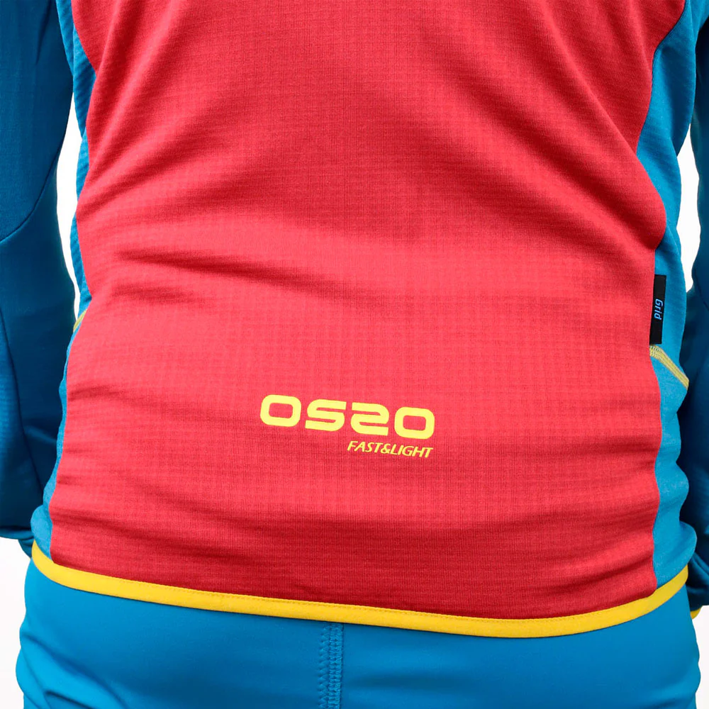 CHAQUETA OS2O POLAIR GRID - Garnet - Image 6