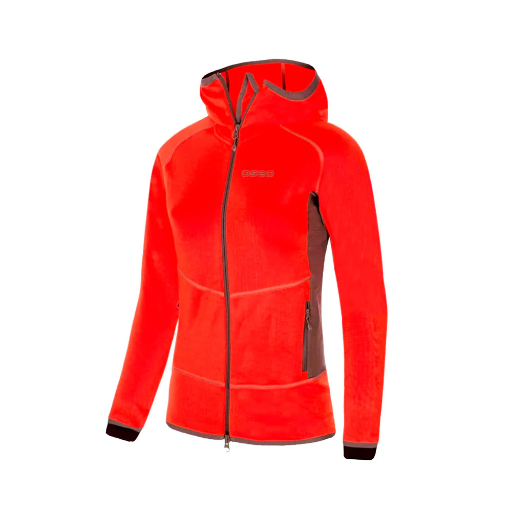 CHAQUETA OS2O POLAIR GRID MUJER - Coral
