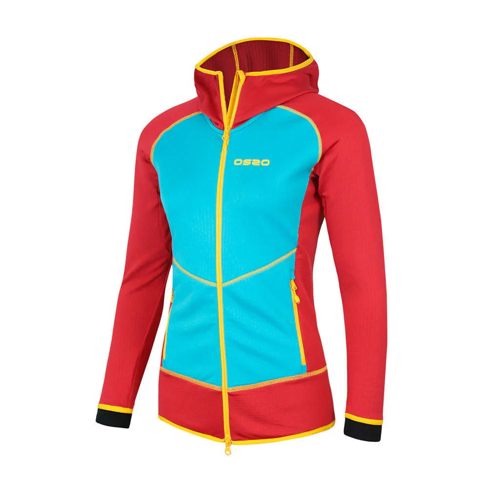 CHAQUETA OS2O POLAIR GRID MUJER - Garnet