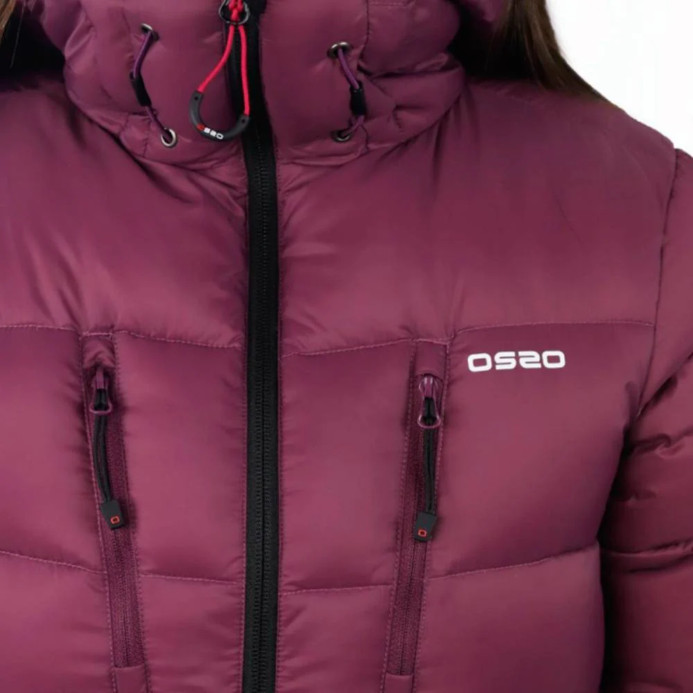 CHAQUETA OS2O TURBULENCE 850 DOWN MUJER - Prune - Image 6
