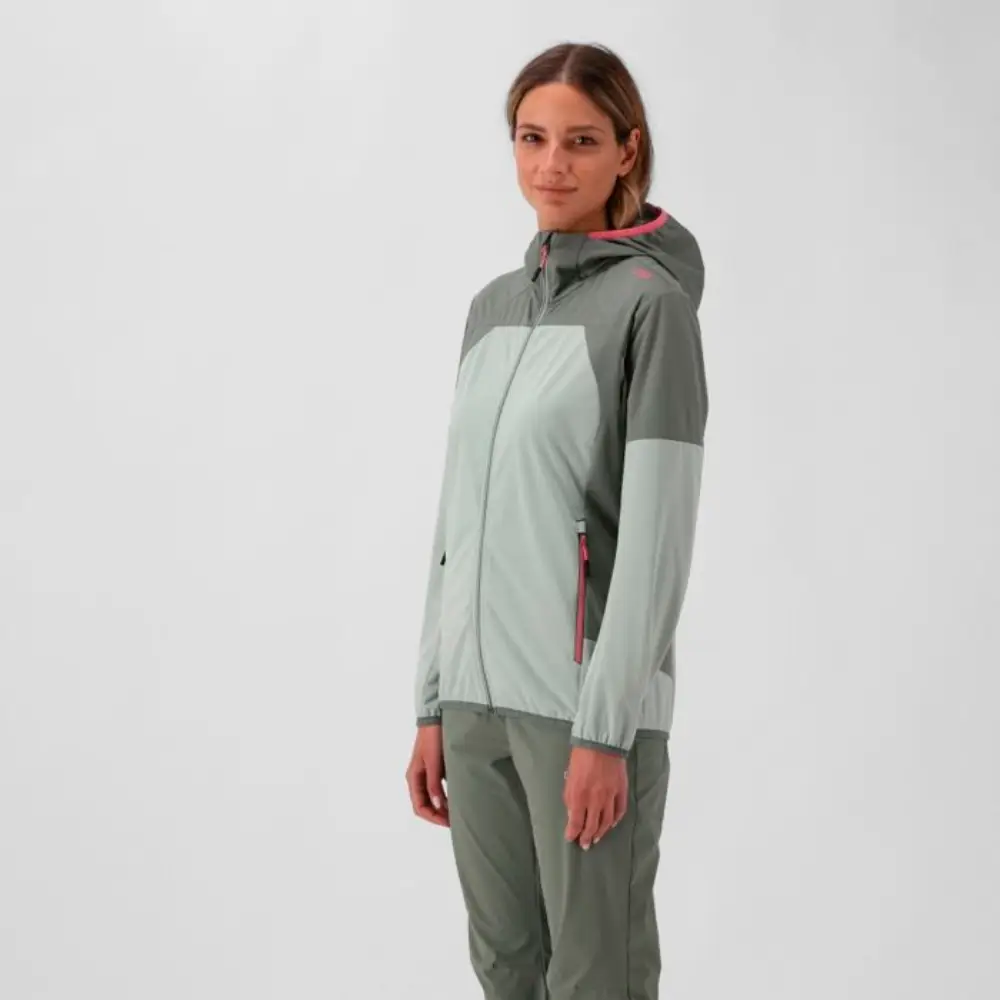 CHAQUETA IMPERMEABLE ULTRALIGHT SOFTSHELL CMP MUJER - Pistacchio - Image 3