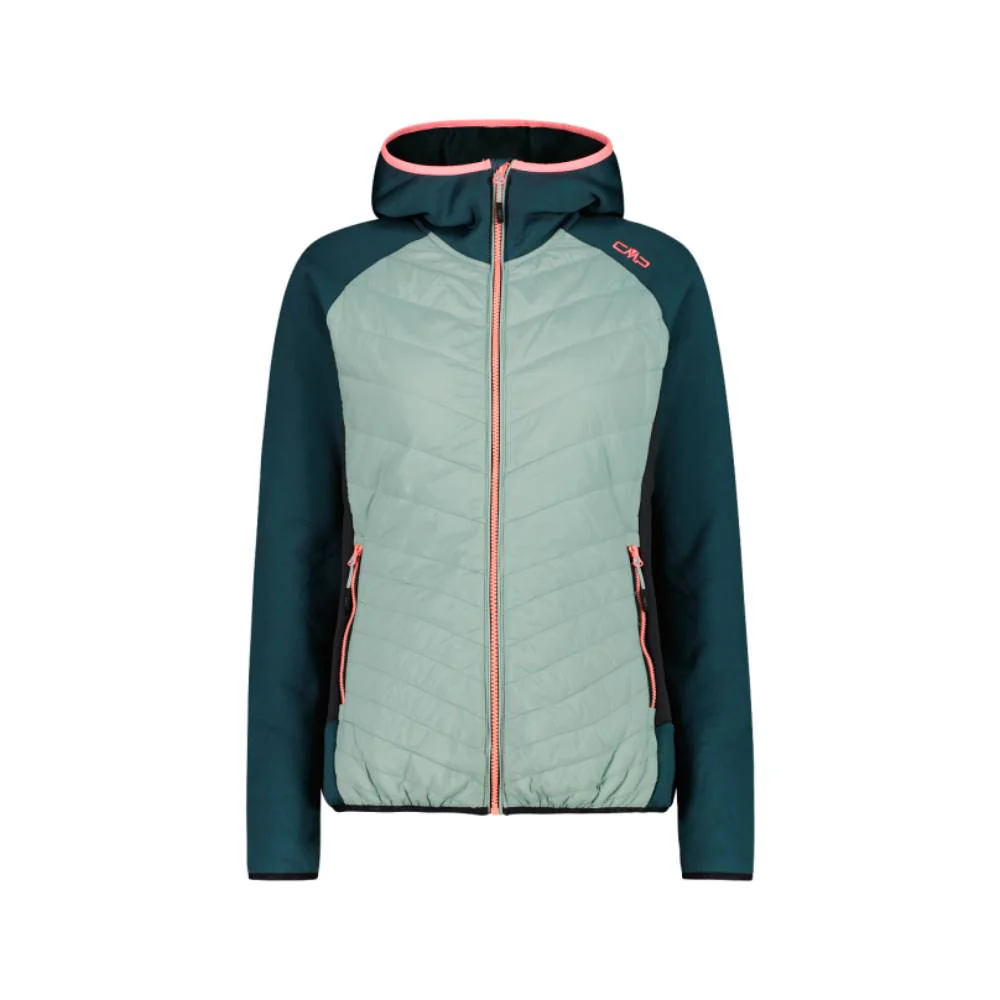 CHAQUETA CMP UNLIMITECH HYBRID MUJER - Trek Green