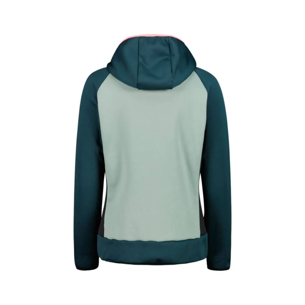 CHAQUETA CMP UNLIMITECH HYBRID MUJER - Trek Green - Image 2