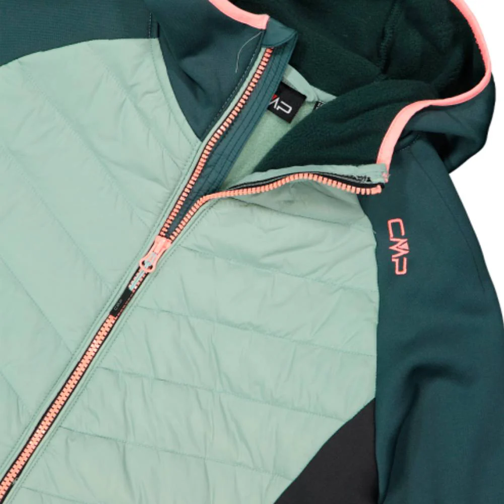 CHAQUETA CMP UNLIMITECH HYBRID MUJER - Trek Green - Image 5