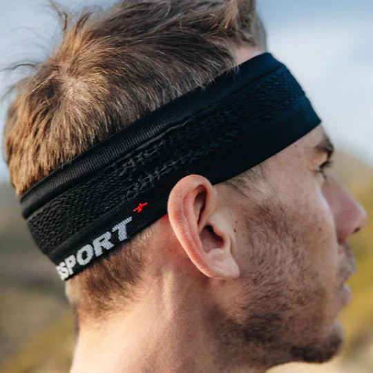 CINTA PARA PELO COMPRESSPORT THIN ON OFF - Black - Image 4