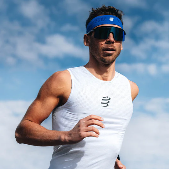 CINTA PARA PELO COMPRESSPORT THIN ON OFF - Dazz Blue - Image 3