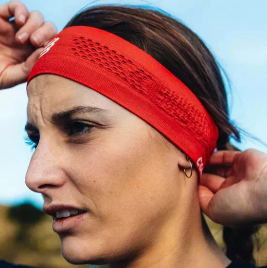 CINTA PARA PELO COMPRESSPORT THIN ON OFF - Red - Image 4