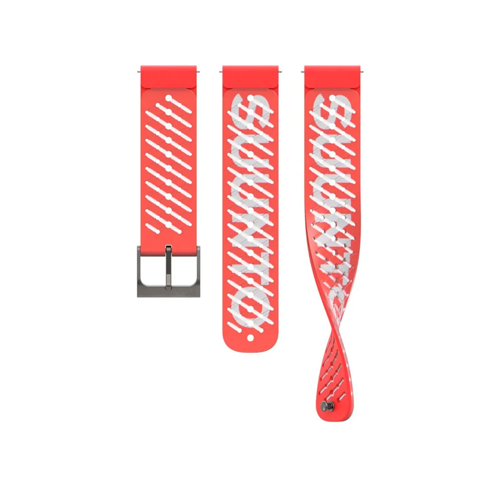 CORREA SUUNTO SILICONA ATHLETIC 5 DE 22 MM - Lava Red