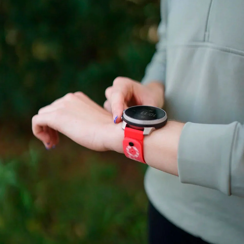 CORREA SUUNTO SILICONA ATHLETIC 5 DE 22 MM - Lava Red - Image 2