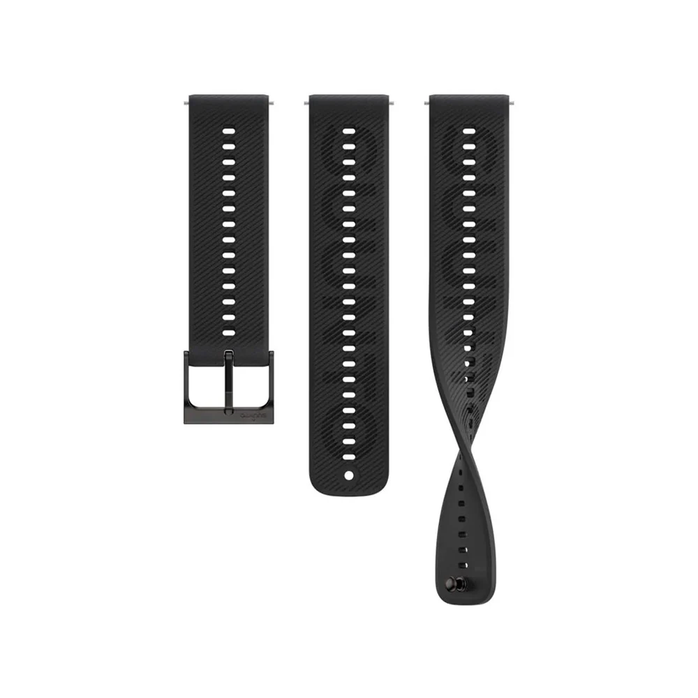 CORREA SUUNTO SILICONA ATHLETIC 6 DE 22 MM - All Black