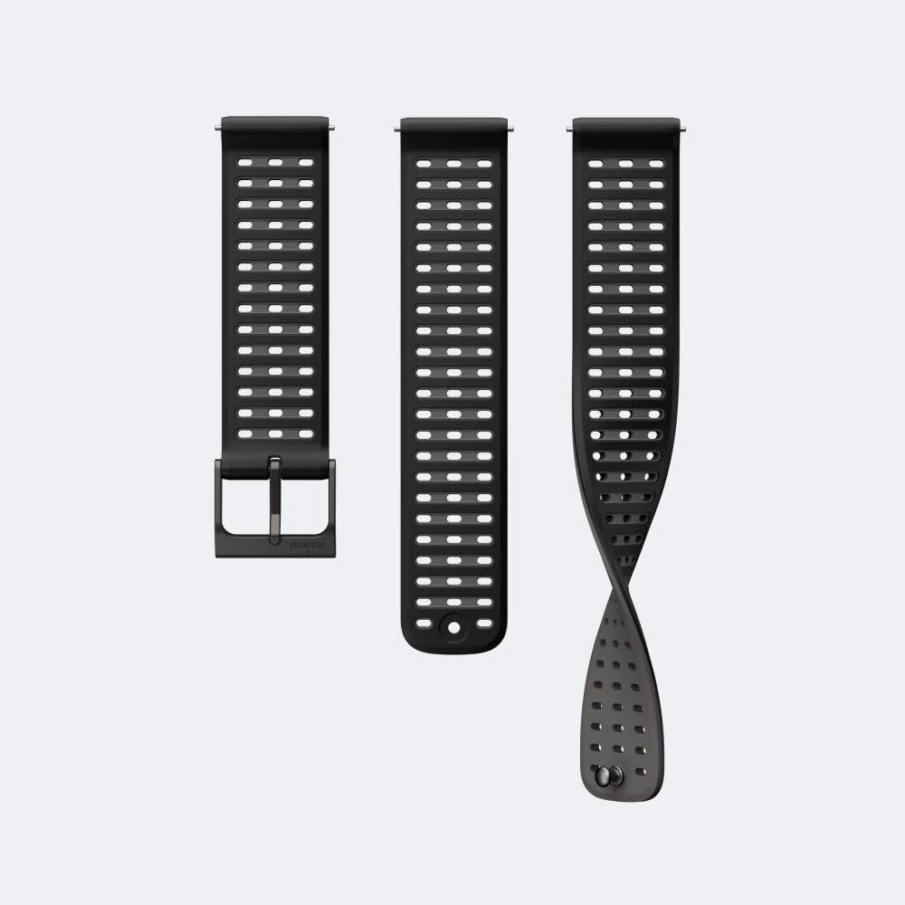 CORREA SUUNTO SILICONA ATHLETIC 9 DE 22 MM - Black