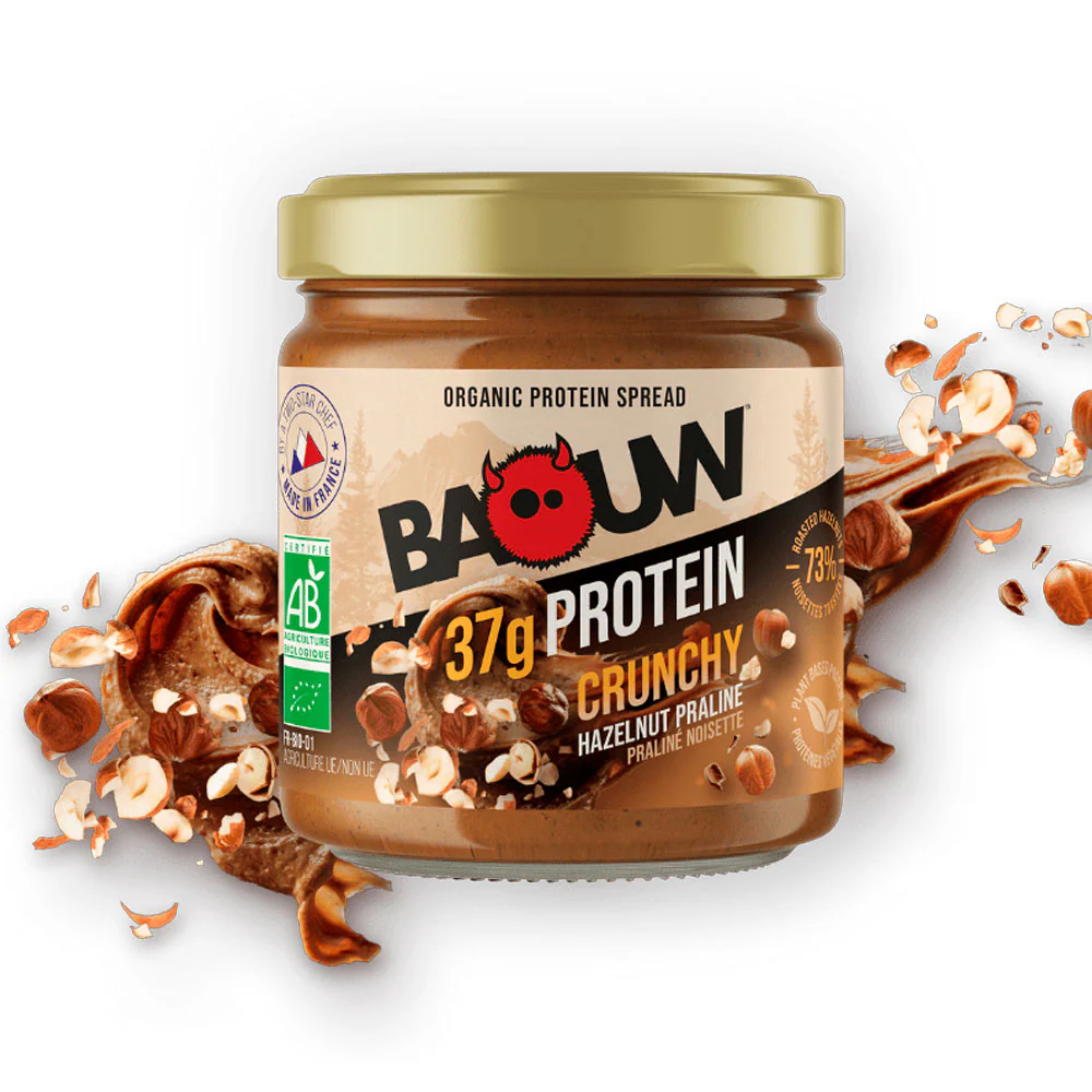 CREMA PROTEICA BAOUW - Crunchy Praliné y Avellana