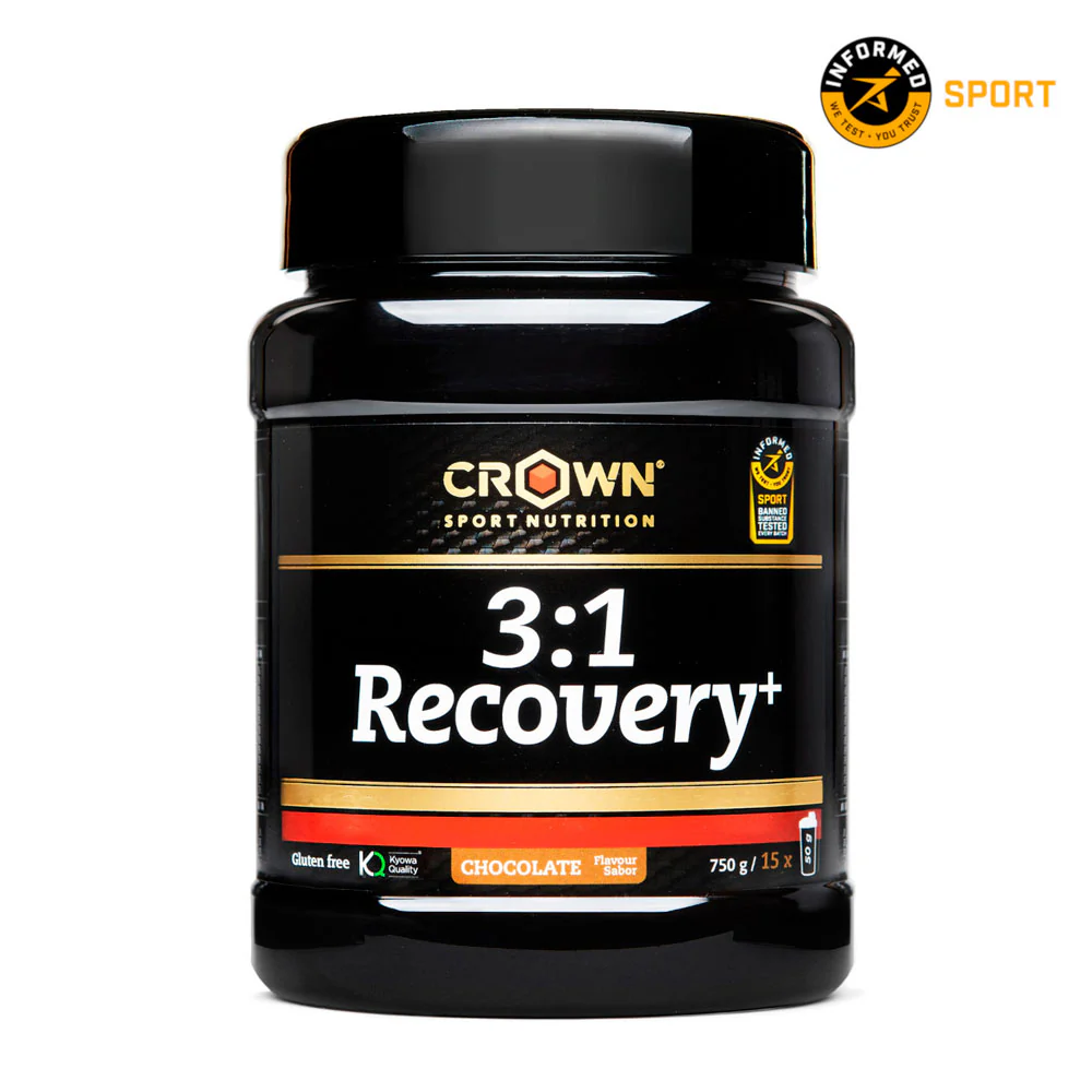 RECUPERADOR CROWN 3:1 RECOVERY+ CON AISLADO DE WHEY - Chocolate