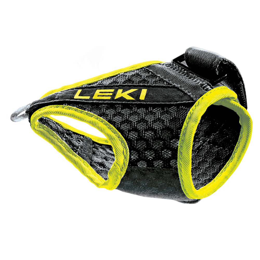 DRAGONERAS LEKI SHARK FRAME - Negro / Amarillo Flúor