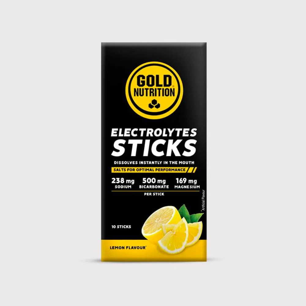 ELECTROLITOS GOLD NUTRITION ELECTROLYTES STICKS - Limón - Image 2