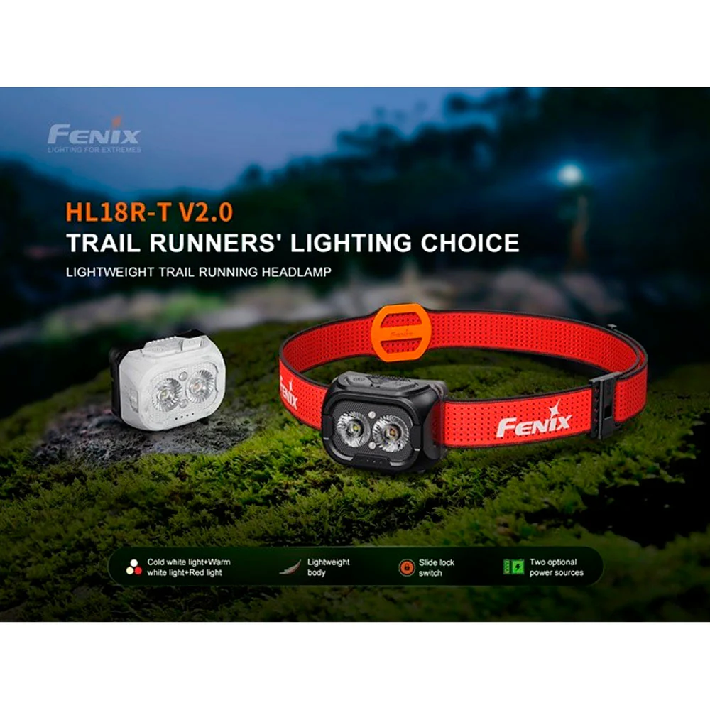 FRONTAL FENIX HL18R-T V2.0 800 LÚMENES - Blanco - Image 11