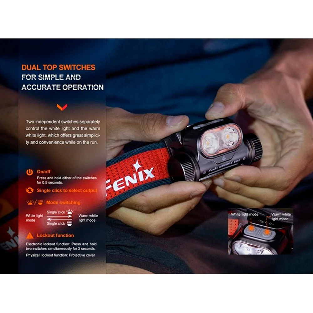 FRONTAL FENIX HM65R-T V2.0 1600 LÚMENES - Image 13