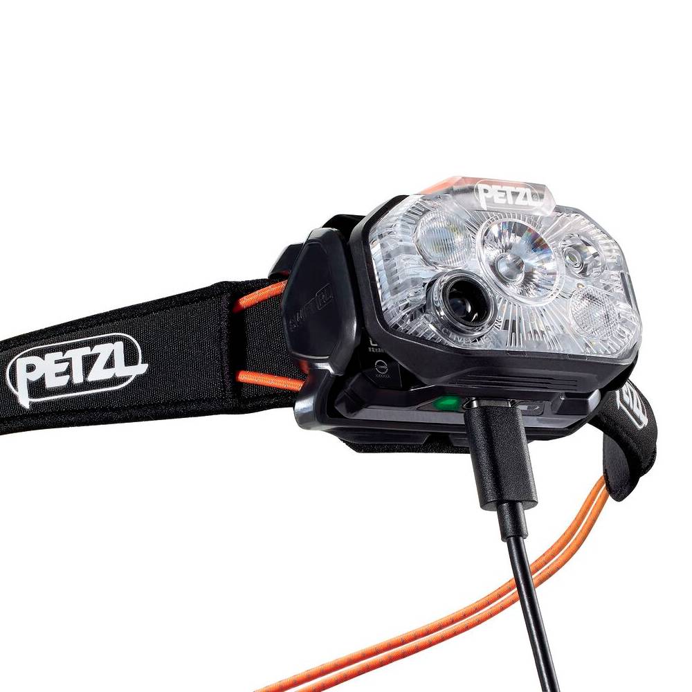 FRONTAL PETZL SWIFT RL 1200 LÚMENES - Black / Orange - Image 6