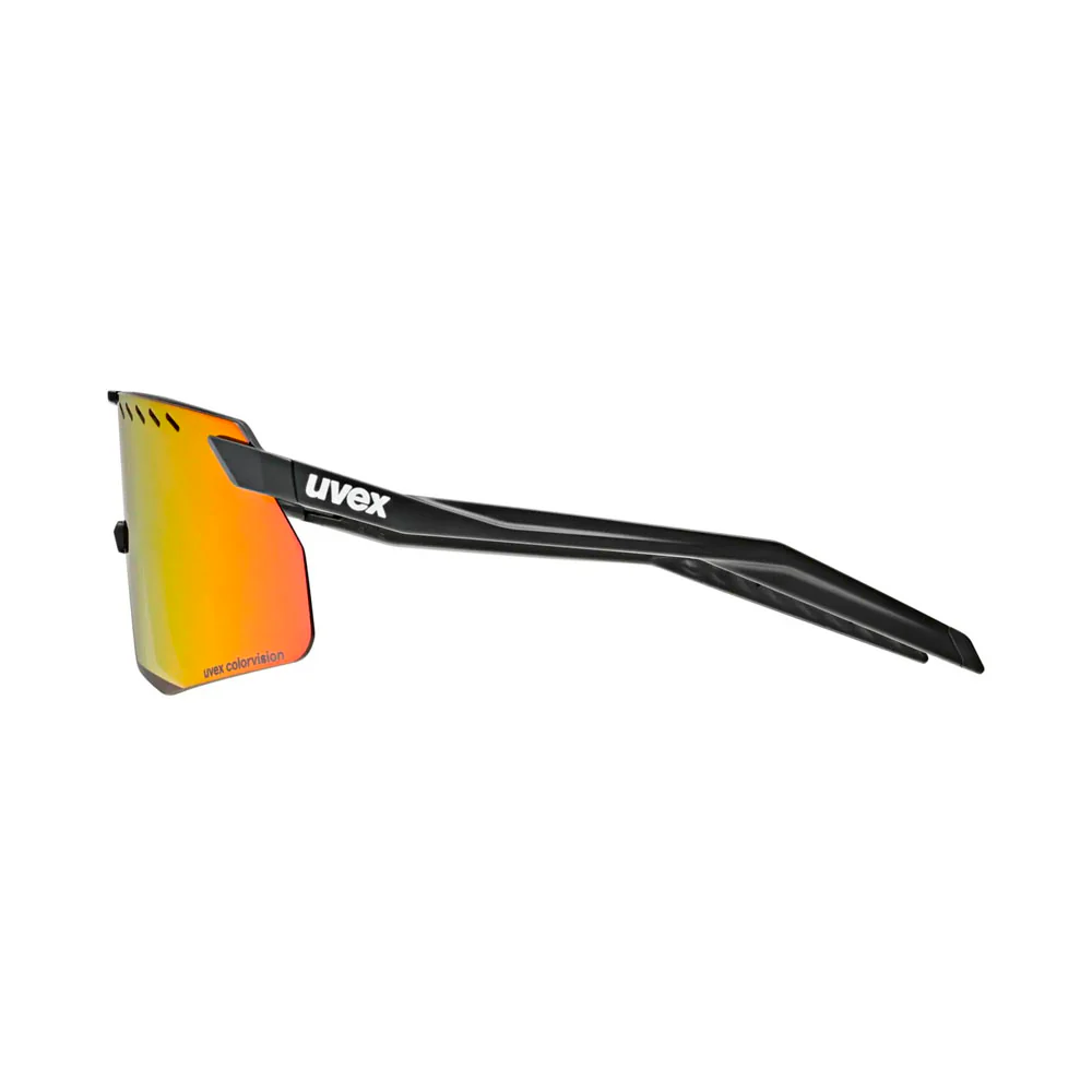 GAFAS DEPORTIVAS UVEX PACE STAGE S CV - Black Matt / Racy Red - Image 3