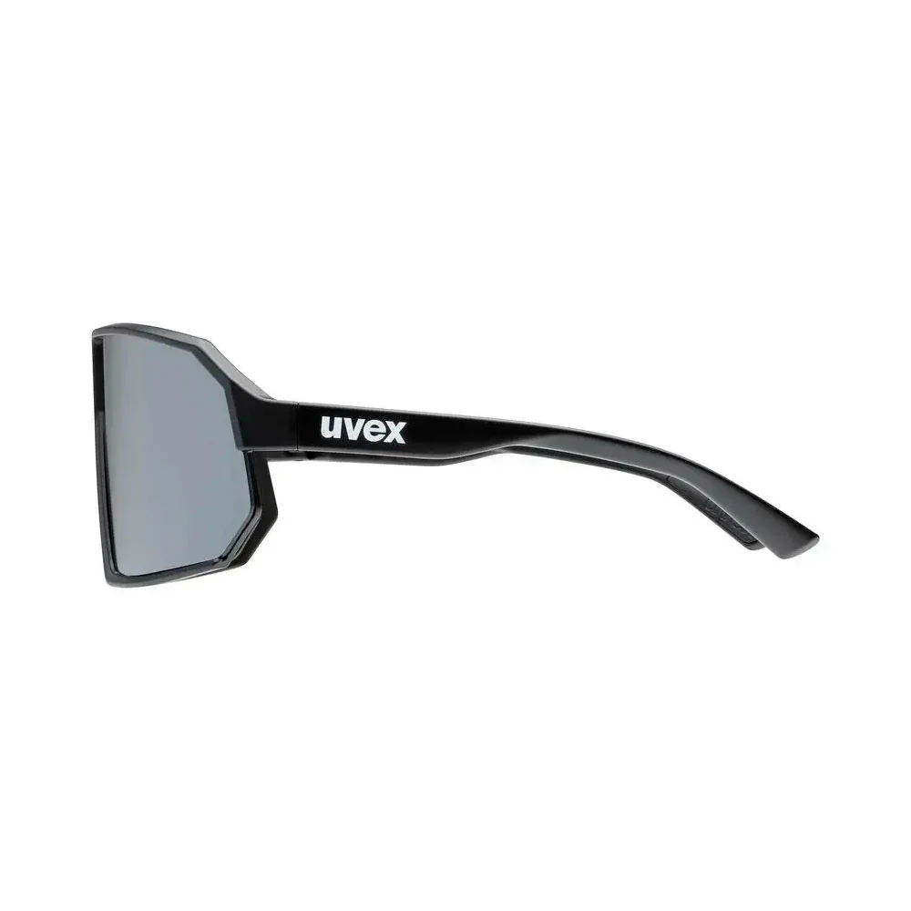 GAFAS DEPORTIVAS UVEX SPORTSTYLE 237 - Black Matt / Mirror Silver - Image 4