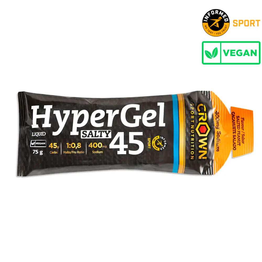 GEL ENERGÉTICO CROWN HYPERGEL 45 - Cacahuete Salado