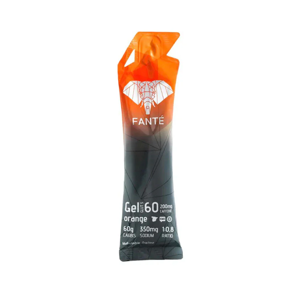 GEL ENERGÉTICO FANTÉ GEL 60 - Cafeína 200mg - Naranja