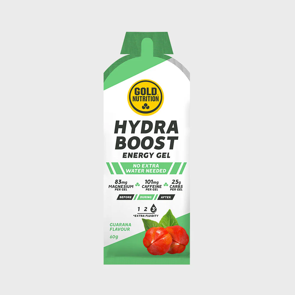 GEL ENERGÉTICO GOLD NUTRITION HYDRA BOOST - Cafeína 100mg - Guaraná