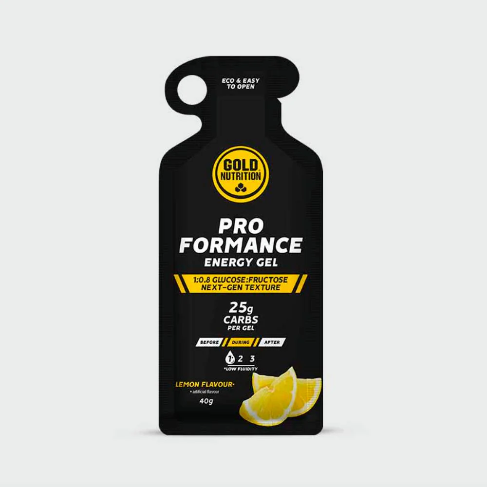 GEL ENERGÉTICO GOLD NUTRITION PROFORMANCE - Limón