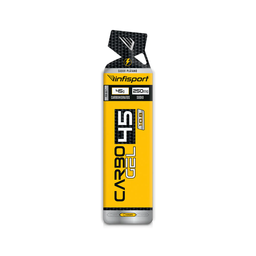 GEL ENERGÉTICO INFISPORT CARBO GEL 45 - Plátano