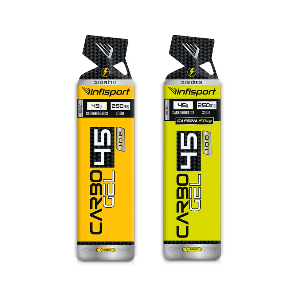 GEL ENERGÉTICO INFISPORT CARBO GEL 45 - Plátano - Image 2
