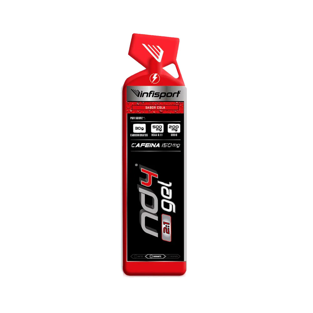 GEL ENERGÉTICO INFISPORT ND4 - Cafeína 150mg - Cola