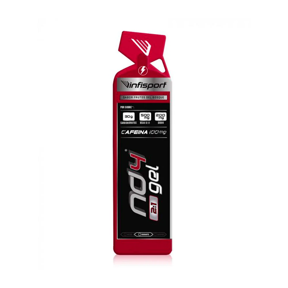 GEL ENERGÉTICO INFISPORT ND4 - Cafeína 100mg - Frutos del Bosque