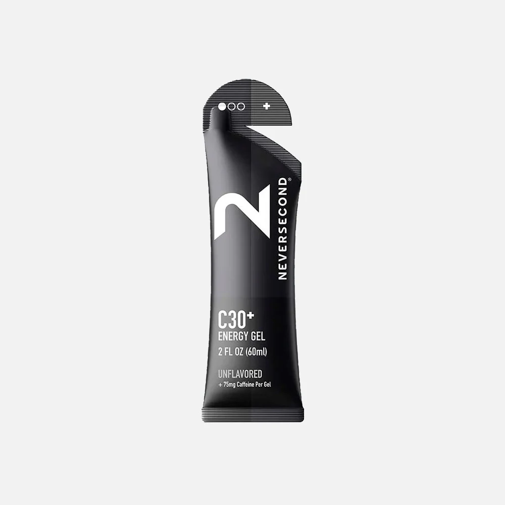 GEL ENERGÉTICO NEVERSECOND C30+ - Cafeína 75mg - Neutro