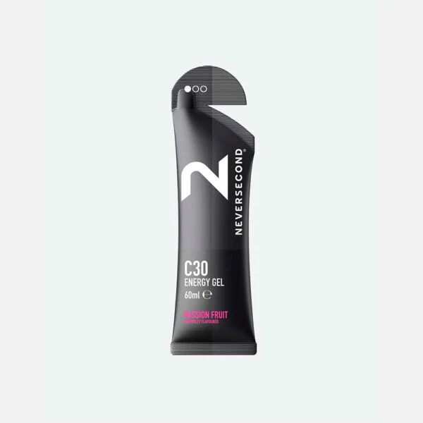 GEL ENERGÉTICO NEVERSECOND C30 FRUTA DE LA PASIÓN